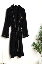 Load image into Gallery viewer, Black Classic Luxe Robe
